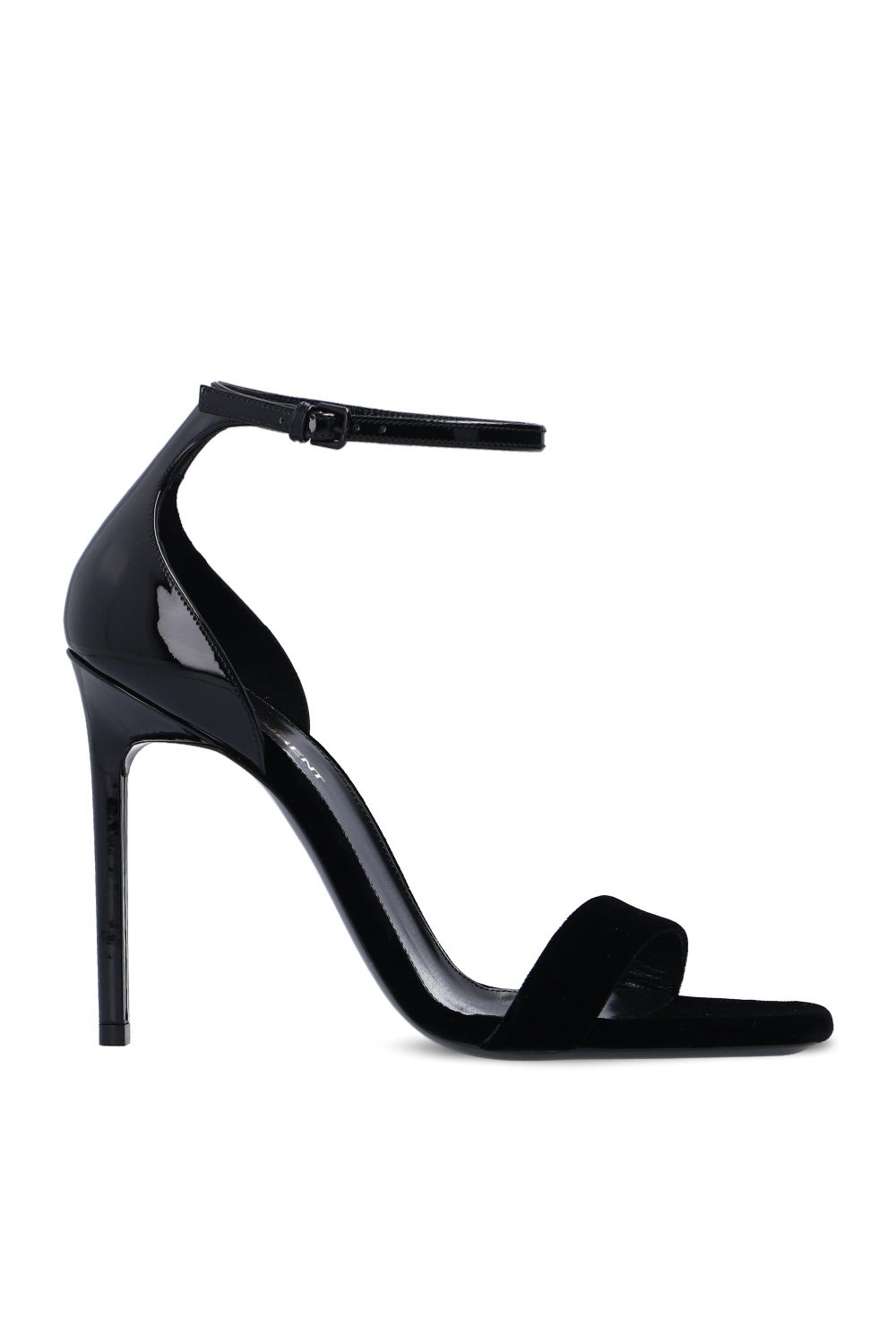 Black Amber heeled sandals Saint Laurent Vitkac Spain